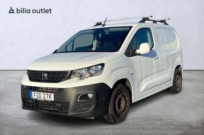 Vit Begagnad 2019 Peugeot Partner Van | 168 625 kr (Marknadspris) - Bild 1/4