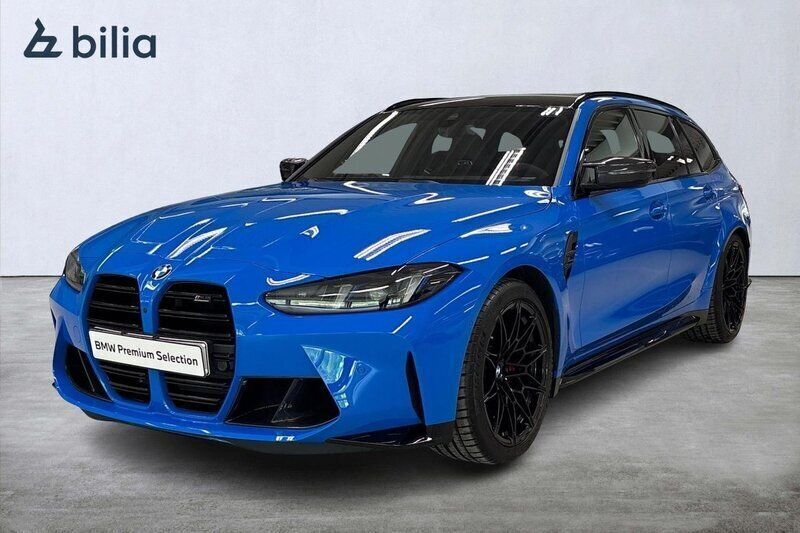 Blå Begagnad 2024 BMW M3 Competition Edition Kombi | 1 129 900 kr - Bild 1/4