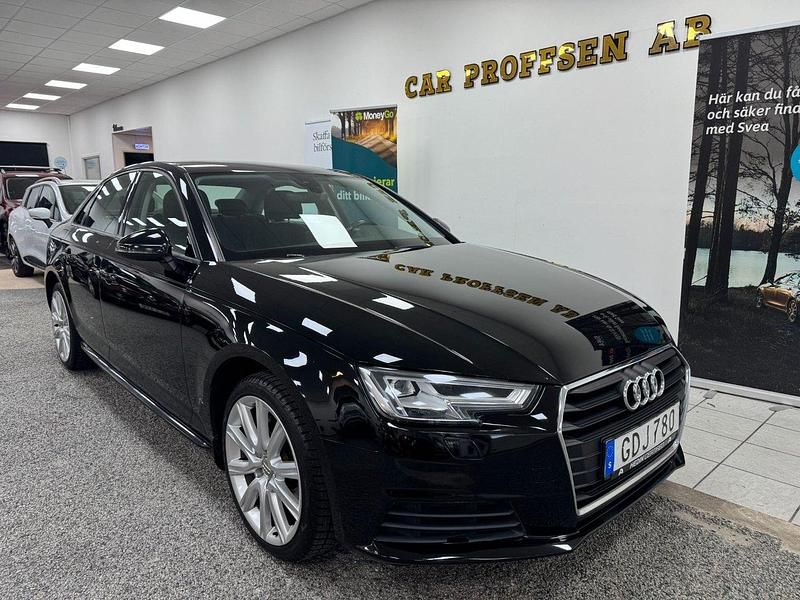 Svart Begagnad 2018 Audi A4 Proline Sedan | 169 900 kr (Bra pris) - Bild 1/4