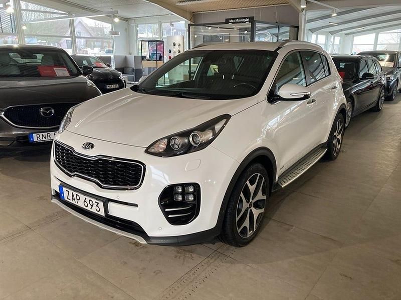 Begagnad Kia Sportage GT-Line 185 HK (136 kW) 2017 Vit SUV