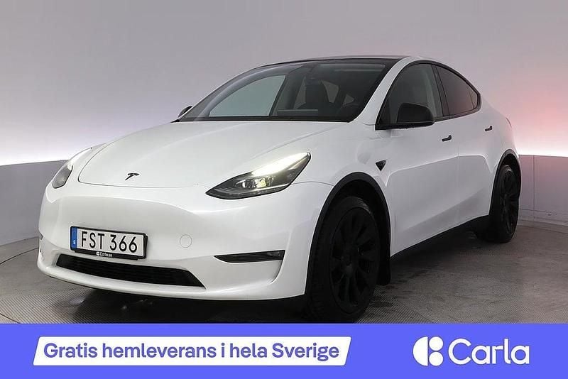 Begagnad Tesla Model Y Long Range AWD 392 kW (534 HK) 2022 Vit SUV