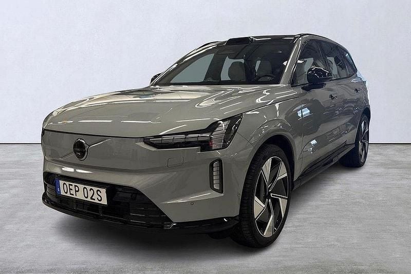 Grå Begagnad 2024 Volvo EX90 Performance SUV | 995 000 kr (Bra pris) - Bild 1/4