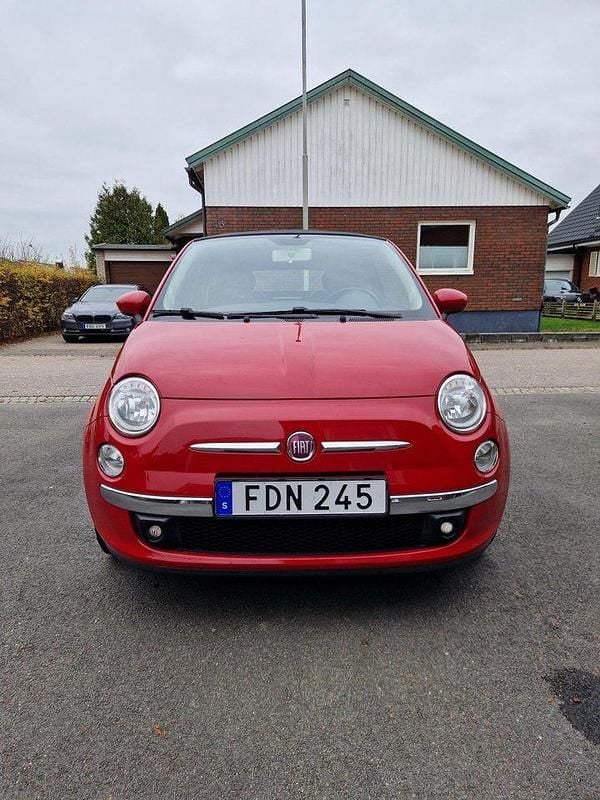 Röd Begagnad 2014 Fiat 500C Lounge Cab | 85 000 kr (Bra pris) - Bild 1/4
