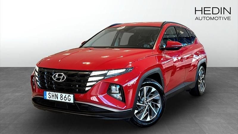 Röd (red) Begagnad 2020 Hyundai Tucson SUV | 260 000 kr (Bra pris) - Bild 1/4