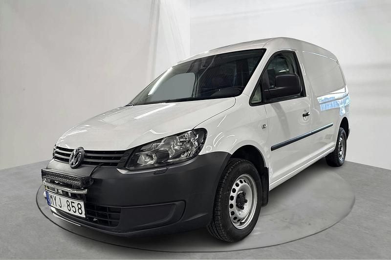 Vit Begagnad 2013 VW Caddy Maxi Minibuss | 92 000 kr (Marknadspris) - Bild 1/4