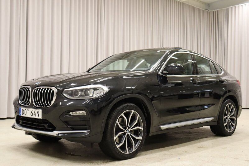 Svart Begagnad 2019 BMW X4 xLine SUV | 339 900 kr (Marknadspris) - Bild 1/4