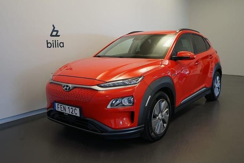 Orange Begagnad 2020 Hyundai Kona Essential SUV | 199 500 kr (Bra pris) - Bild 1/4