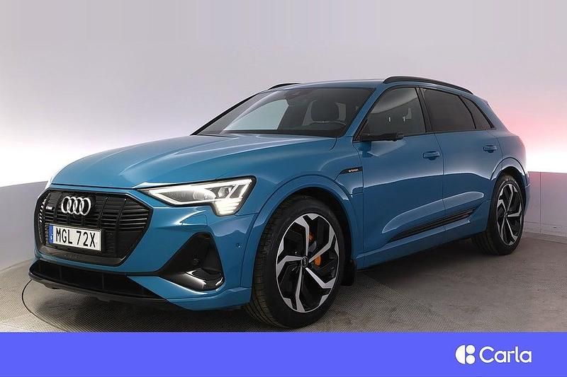 Blå Begagnad 2021 Audi e-tron S-Line SUV | 401 900 kr (Bra pris) - Bild 1/4