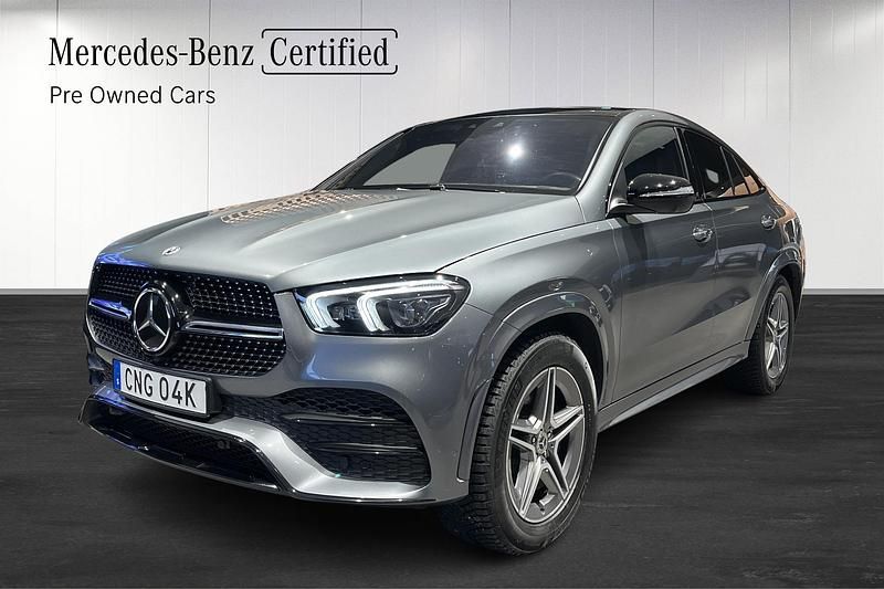Grå Begagnad 2022 Mercedes GLE350 Sportkupé | 809 900 kr (Lite dyr) - Bild 1/4