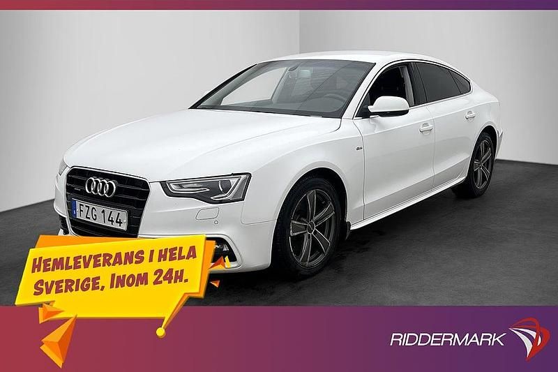 Begagnad Audi A5 Sportback S-Line 2016 Vit Halvkombi