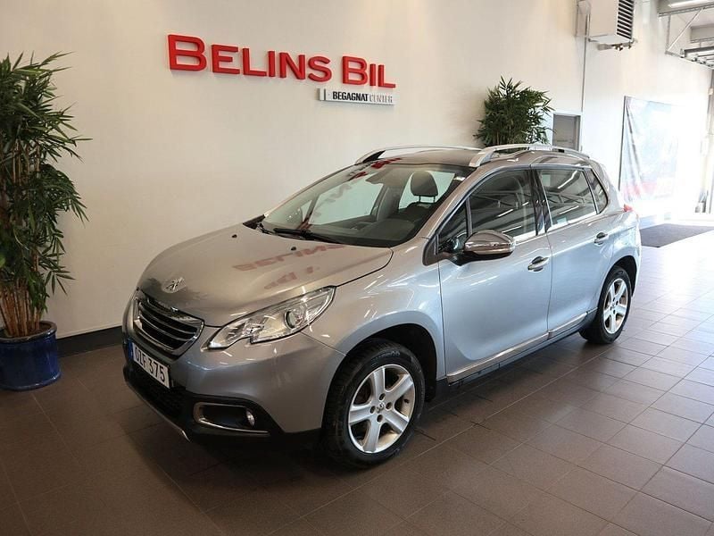 Grå Begagnad 2016 Peugeot 2008 Allure SUV | 119 500 kr (Lite dyr) - Bild 1/4