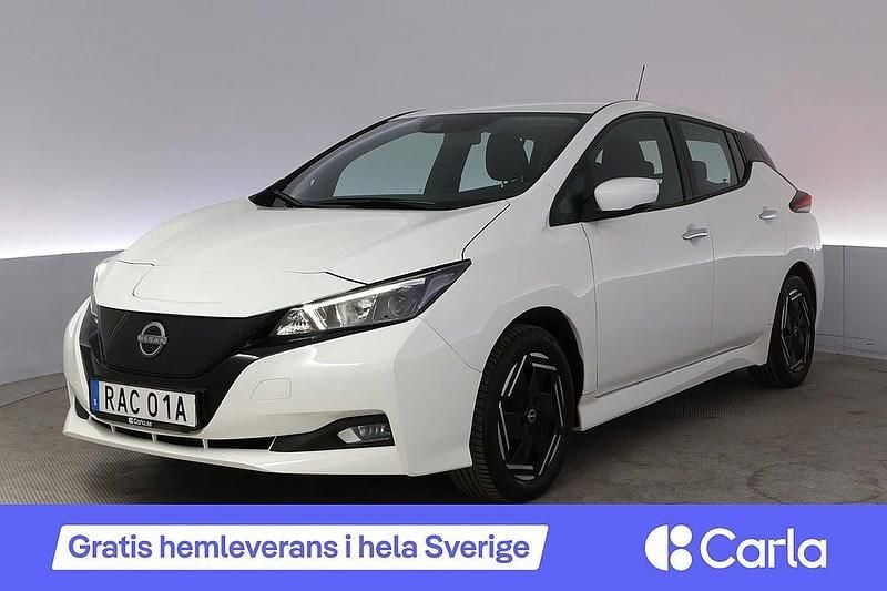 Vit Begagnad 2022 Nissan Leaf Acenta Halvkombi | 159 990 kr (Bra pris) - Bild 1/4