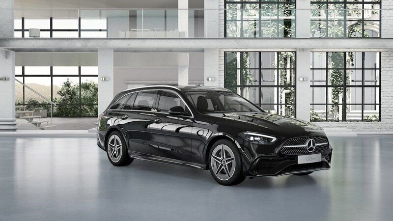 Svart Ny 2025 Mercedes C300e Kombi | 588 700 kr (Bra pris) - Bild 1/2