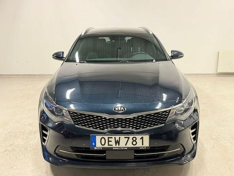 Begagnad Kia Optima GT-Line 141 HK (103 kW) 2017 Blå Kombi