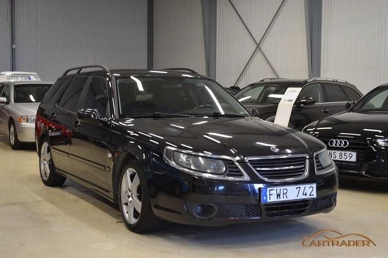 Begagnad Saab 9-5 Linear 150 HK (110 kW) 2007 Svart Kombi
