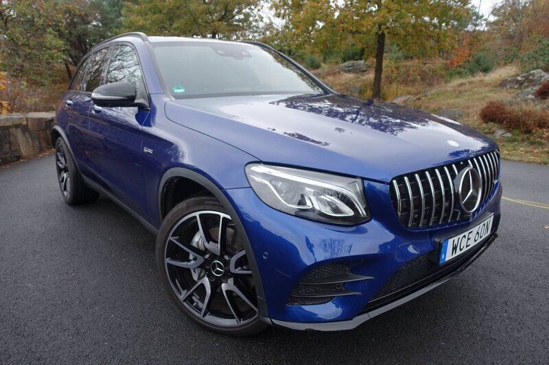Blå Begagnad 2017 Mercedes GLC43 AMG AMG SUV | 495 000 kr (Superpris) - Bild 1/4