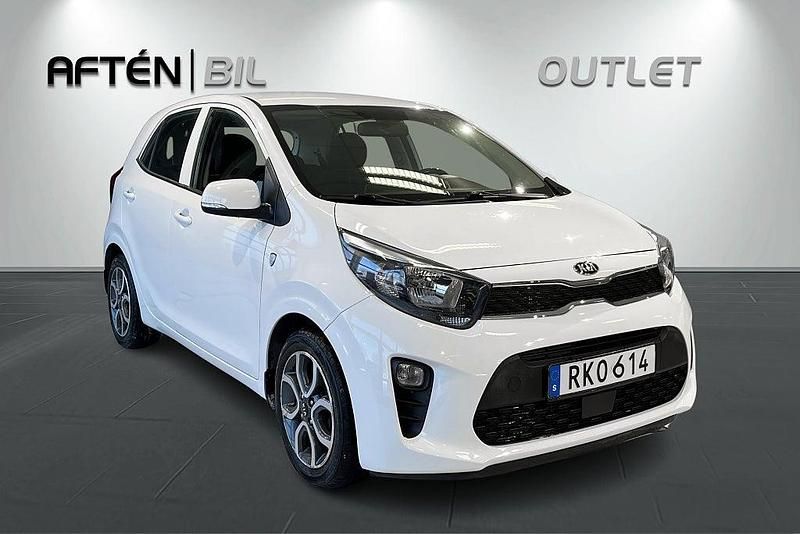 Begagnad Kia Picanto 67 HK (49 kW) 2020 Vit Halvkombi