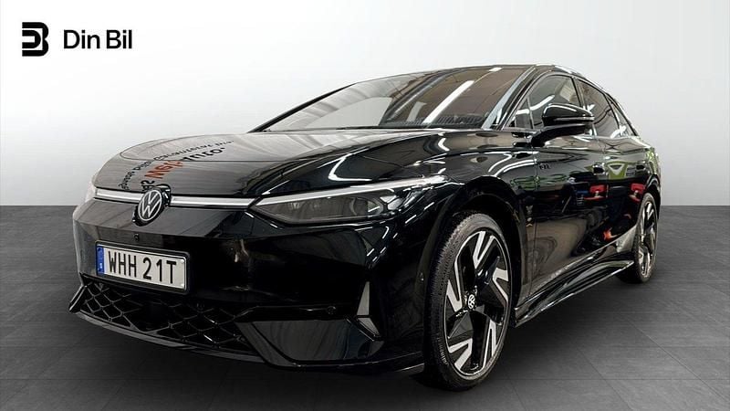 Svart Begagnad 2025 VW ID.7 GTX Sedan | 579 900 kr (Superpris) - Bild 1/4