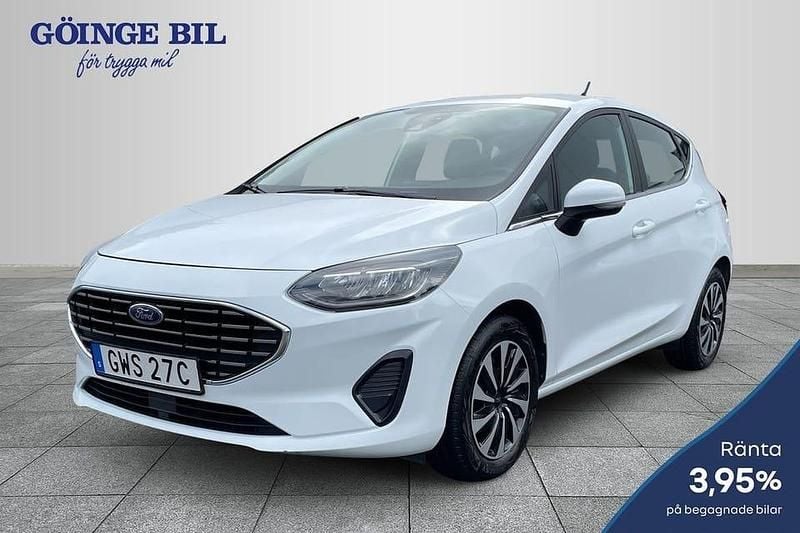Begagnad Ford Fiesta Titanium 126 HK (92 kW) 2022 Vit Halvkombi