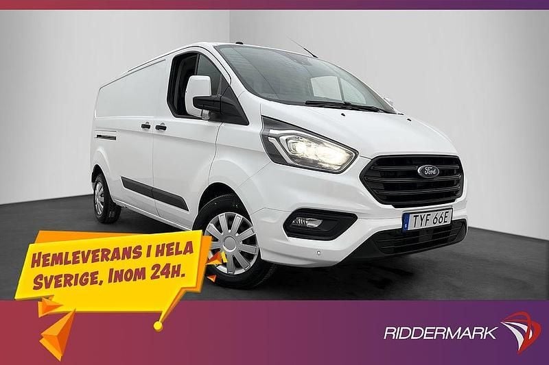 Vit Begagnad 2019 Ford Transit Custom Pickup | 239 800 kr - Bild 1/3