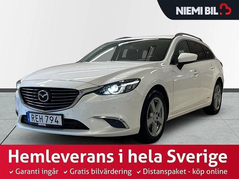 Vit Begagnad 2015 Mazda 6 Kombi | 192 900 kr (Lite dyr) - Bild 1/3