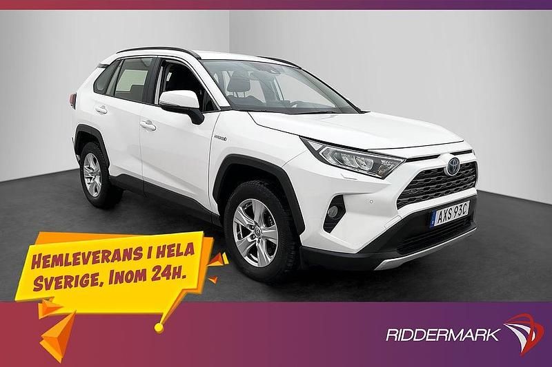 Vit Begagnad 2020 Toyota RAV4 Hybrid SUV | 288 800 kr (Marknadspris) - Bild 1/3