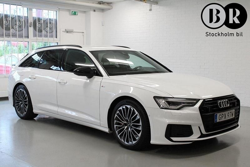 Vit Begagnad 2021 Audi A6 S-Line Kombi | 399 900 kr (Bra pris) - Bild 1/4