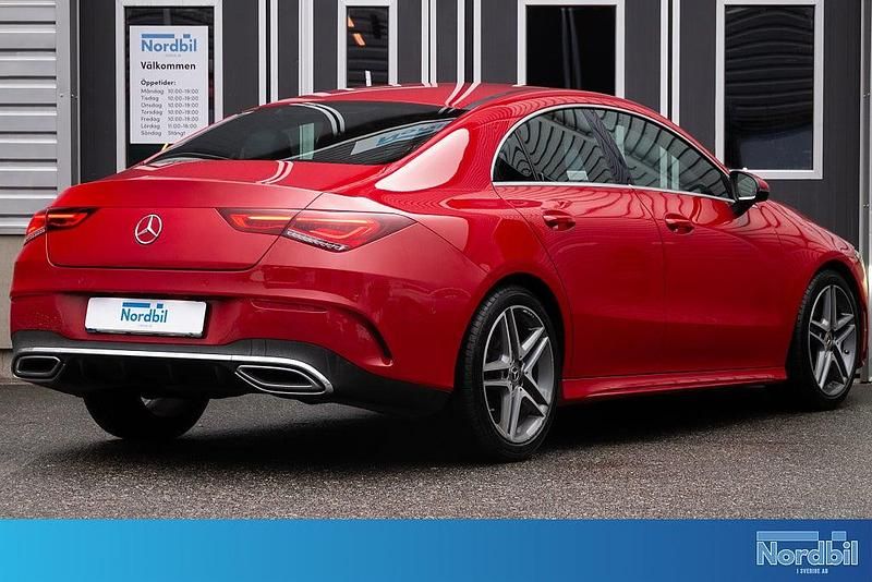 Begagnad Mercedes CLA180 AMG 136 HK (100 kW) 2019 Röd Sedan