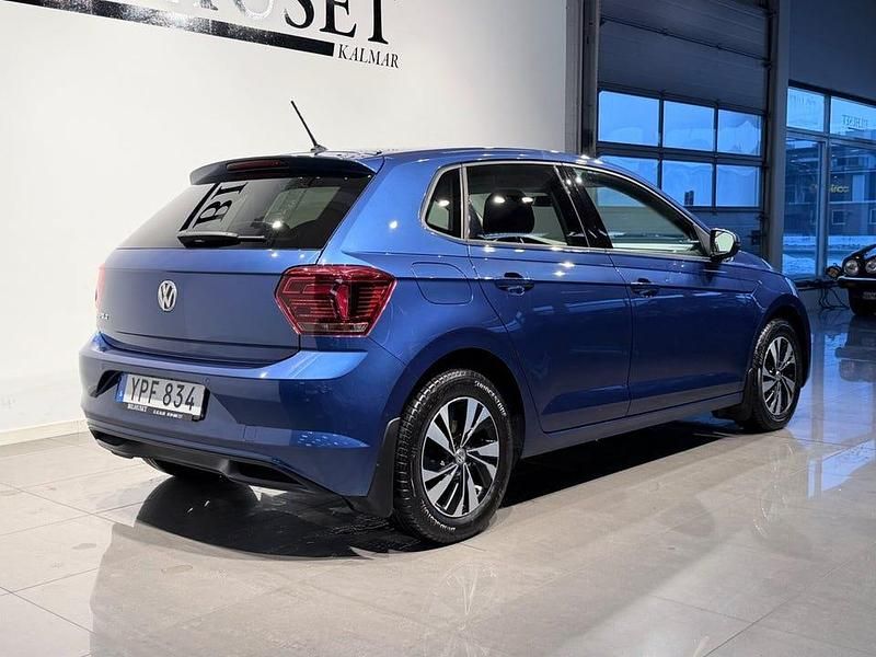 Begagnad VW Polo 95 HK (69 kW) 2018 Blå Halvkombi