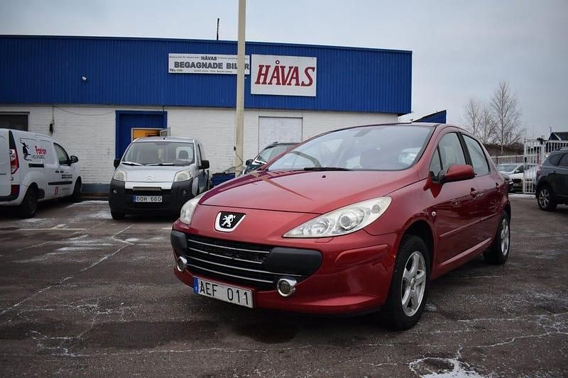 Röd Begagnad 2007 Peugeot 307 | 19 900 kr (Marknadspris) - Bild 1/4