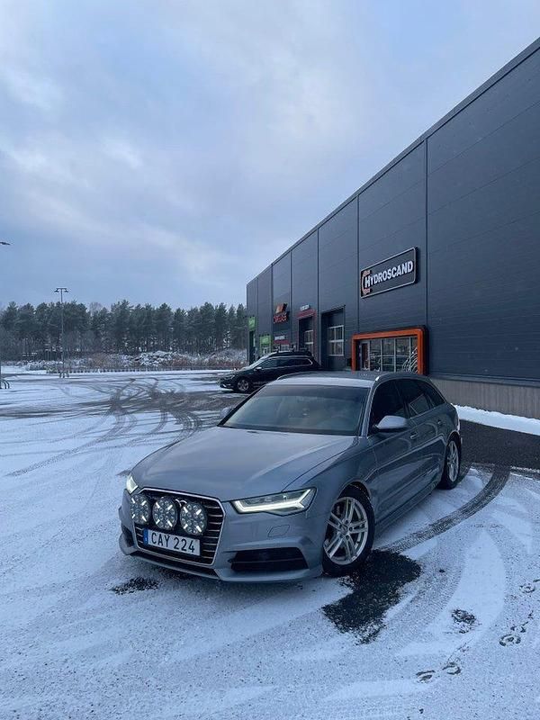 Grå Begagnad 2018 Audi A6 Ambition Kombi | 195 000 kr (Bra pris) - Bild 1/4