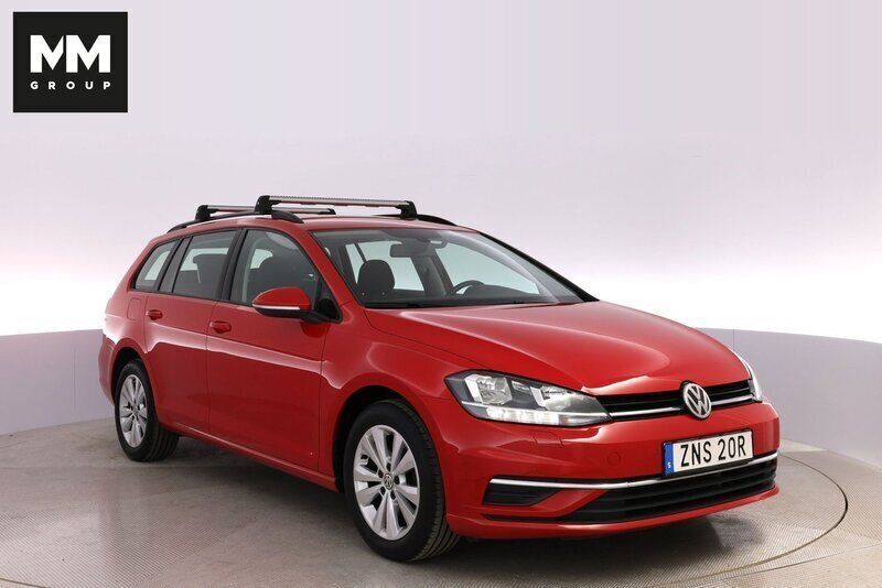 Röd Begagnad 2019 VW Golf VII Kombi | 149 000 kr (Marknadspris) - Bild 1/4