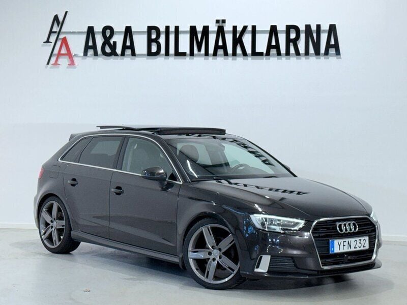Brun Begagnad 2016 Audi A3 S-Line Halvkombi | 219 900 kr (Marknadspris) - Bild 1/4