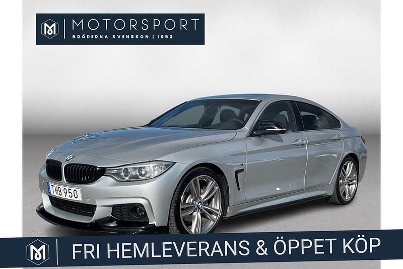 Silver Begagnad 2015 BMW 430 Gran Coupé M Sport Sportkupé | 229 900 kr (Marknadspris) - Bild 1/4