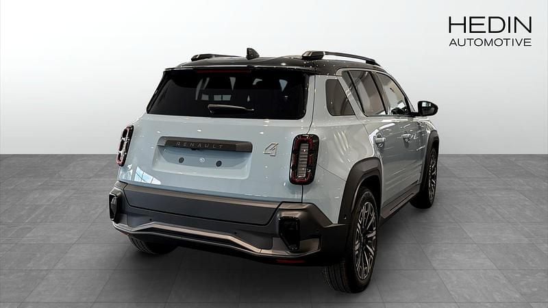 Ny Renault 4 E-Tech Iconic 110 kW (150 HK) 2025 Blå SUV