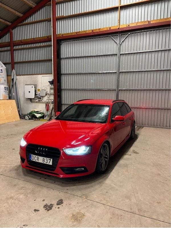 Röd Begagnad 2014 Audi A4 Kombi | 132 000 kr (Dyr) - Bild 1/4
