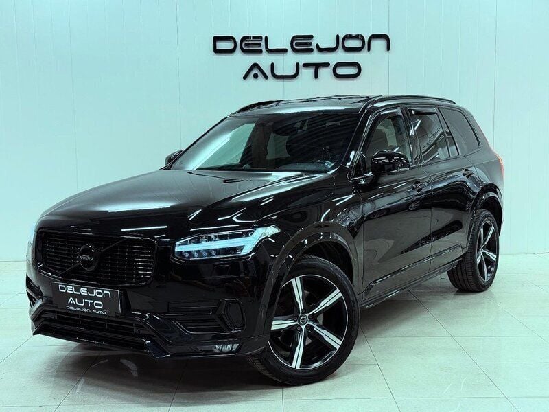 Mörkgrå (svart) Begagnad 2017 Volvo XC90 R-Design SUV | 399 900 kr - Bild 1/4