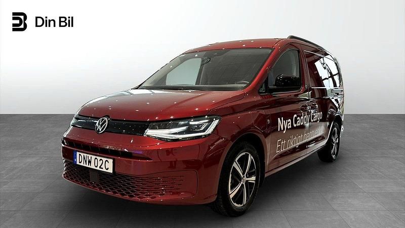 Röd (fortanaröd metallic) Begagnad 2025 VW Caddy Maxi Minibuss | 519 900 kr - Bild 1/4