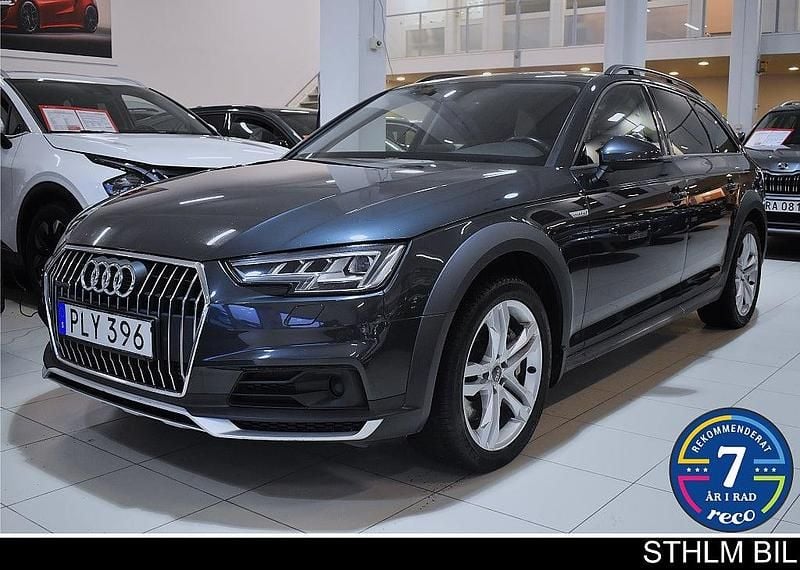 Manhattan gray metallic Begagnad 2018 Audi A4 Allroad Proline Kombi | 239 000 kr (Bra pris) - Bild 1/4