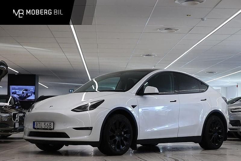 Vit Begagnad 2023 Tesla Model Y SUV | 379 900 kr (Marknadspris) - Bild 1/2