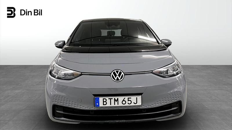 Begagnad VW ID.3 Pro Performance 150 kW (204 HK) 2023 Moonstone grey Halvkombi