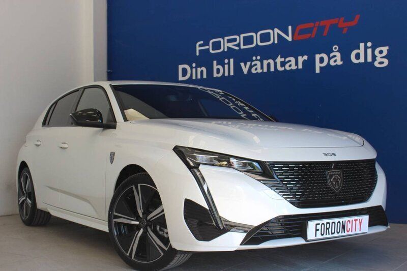 Vit Begagnad 2022 Peugeot 308 GT Halvkombi | 399 900 kr - Bild 1/4