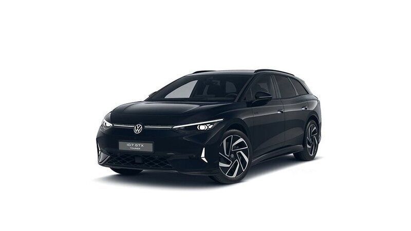 Svart Ny 2025 VW ID.7 GTX Sedan | 710 500 kr (Marknadspris) - Bild 1/4