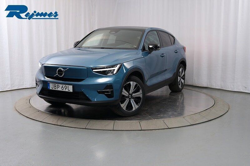 Blå Begagnad 2023 Volvo EC40 Ultimate SUV | 389 900 kr (Bra pris) - Bild 1/4