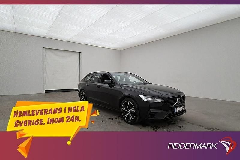 Svart Begagnad 2021 Volvo V90 R-Design Kombi | 364 900 kr (Marknadspris) - Bild 1/3