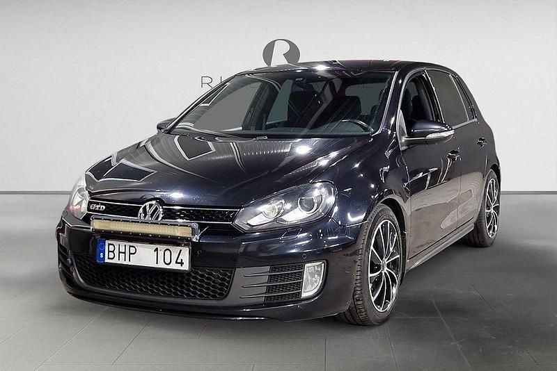 Svart Begagnad 2010 VW Golf VI GTD Halvkombi | 89 900 kr (Marknadspris) - Bild 1/3