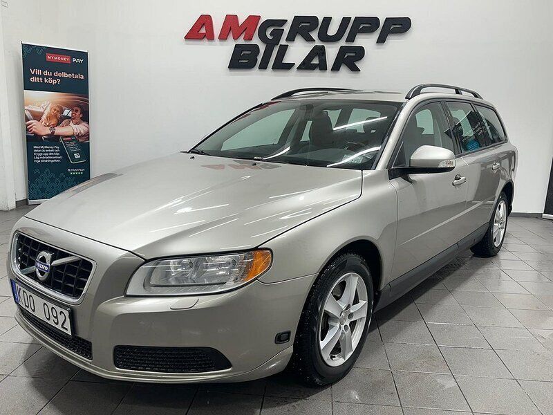 Ljusbrun Begagnad 2009 Volvo V70 Drive Kinetic Kombi | 69 900 kr (Bra pris) - Bild 1/4