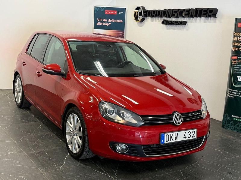Röd Begagnad 2010 VW Golf VI GT Halvkombi | 69 900 kr (Marknadspris) - Bild 1/4