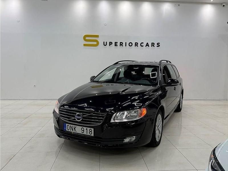 Svart Begagnad 2014 Volvo V70 Kombi | 129 900 kr (Marknadspris) - Bild 1/4