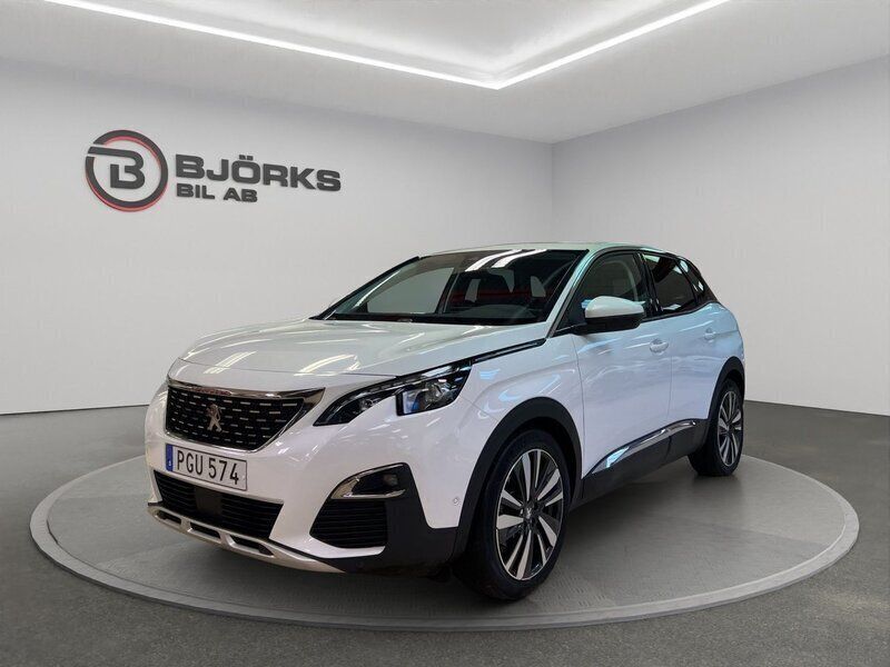 Vit Begagnad 2017 Peugeot 3008 Allure SUV | 168 500 kr (Marknadspris) - Bild 1/4
